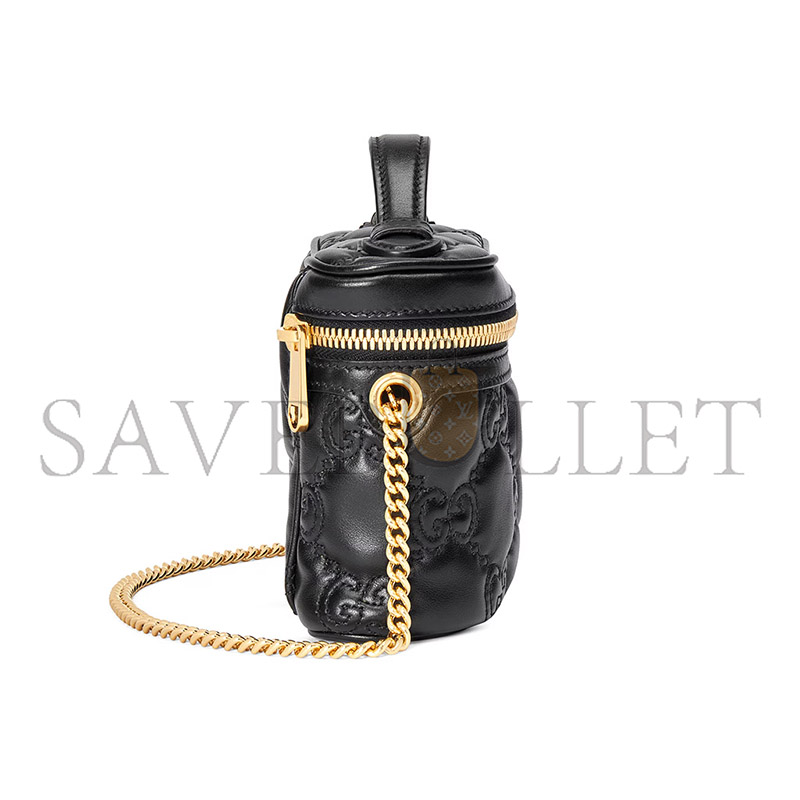 GUCCI GG MATELASSÉ TOP HANDLE MINI BAG 723770UM8IG1000 (16*10.5*5cm) GUCCI GG MATELASSÉ TOP HANDLE MINI BAG 723770UM8IG1000 (16*10.5*5cm)